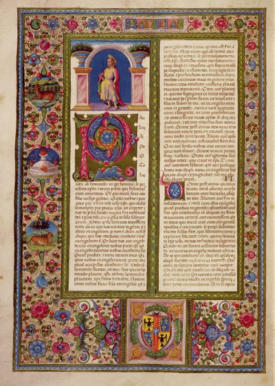 Brief von St. Paulus an Cortina, aus der Borso d