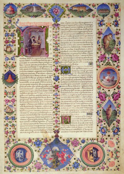 Fol.2R Incipit des Prologs, aus der Borso d