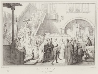 Begräbnis von Carlo Zeno von Italian School