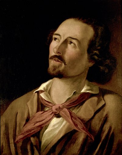 Goffredo Mameli (1827-1849), Dichter und Patriot des italienischen Risorgimento. Anonymes Gemälde des 19. Jahrhunderts. Museo del Risorgimento Milano von Italian School