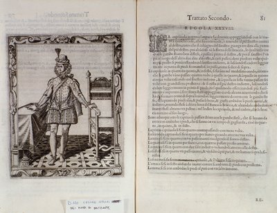 Wie man die Capriola tanzt Doppelseite von Le Gratie d