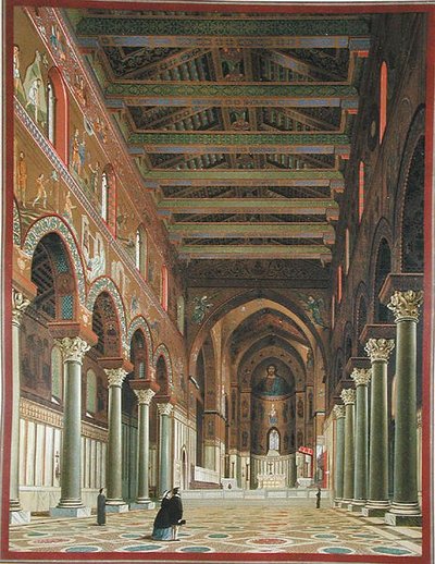 Innenraum des Duomo di Monreale, Sizilien von Italian School