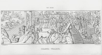 Die Trajanssäule von Italian School