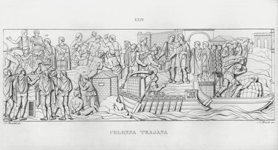 Trajanssäule von Italian School