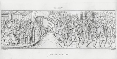 Trajanssäule von Italian School