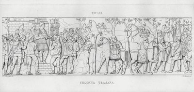 Trajanssäule von Italian School