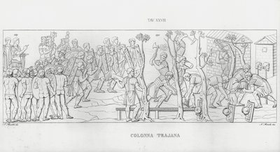 Die Trajanssäule von Italian School