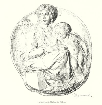 Die Marmor-Madonna der Uffizien von Italian School