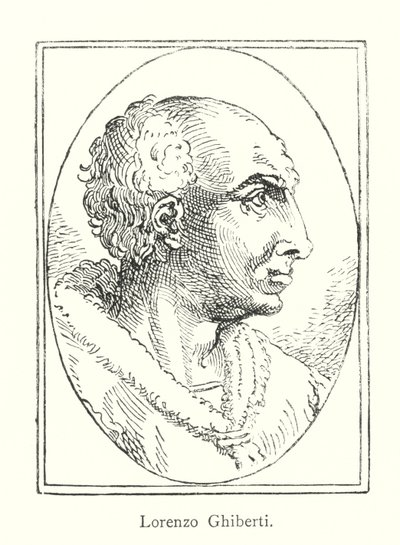 Lorenzo Ghiberti (Gravur) von Italian School
