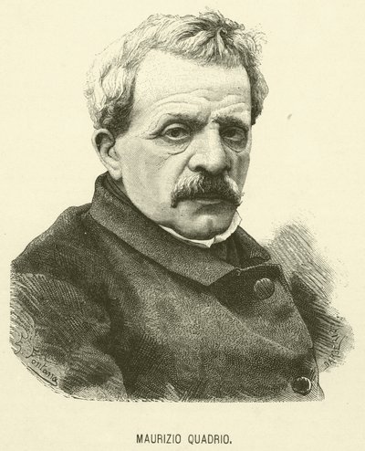 Maurizio Quadrio (Gravur) von Italian School