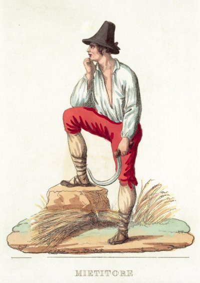Mietitore von Italian School