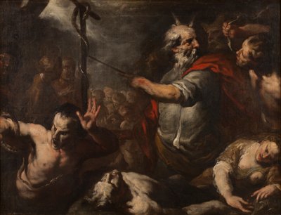 Moses und die eherne Schlange von Italian School
