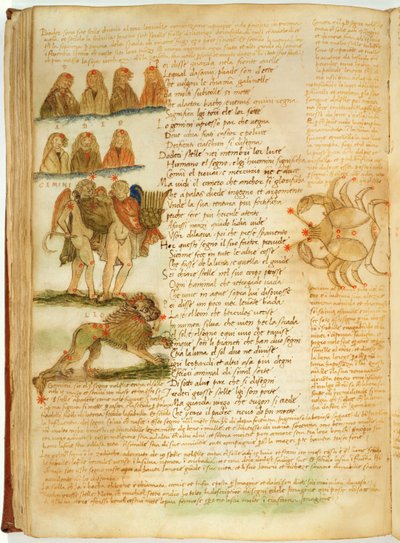 Zwillinge, Löwe und Krebs, aus dem 