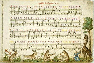 Notenblatt aus Compositione di Meser Vincenzo Capirola, komponiert von Vincenzo Capirola von Italian School