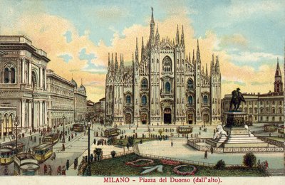 Piazza del Duomo, Mailand von Italian School