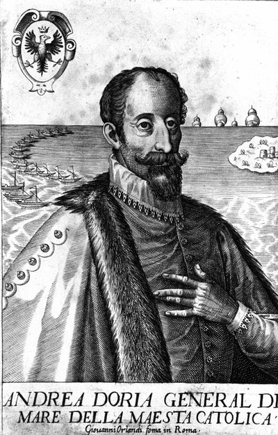 Porträt von Andrea Doria (1466-1560), italienischer Kriegsmann. von Italian School