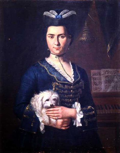 Porträt von Anna Paoli, ca. 1750 von Italian School