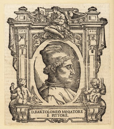 Porträt von Bartolomeo della Gatta von Italian School