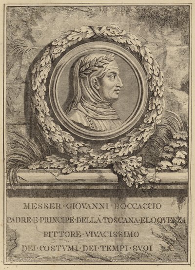 Porträt von Giovanni Boccaccio von Italian School