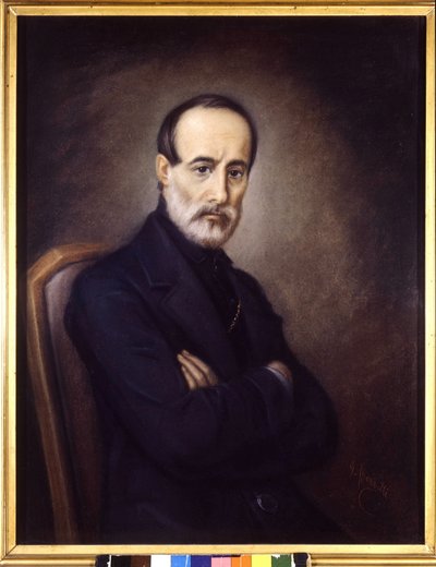 Porträt von Giuseppe Mazzini. 19. Jahrhundert. Museo del Risorgimento, Mailand von Italian School