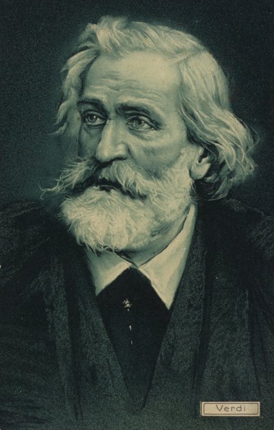 Porträt von Giuseppe Verdi von Italian School
