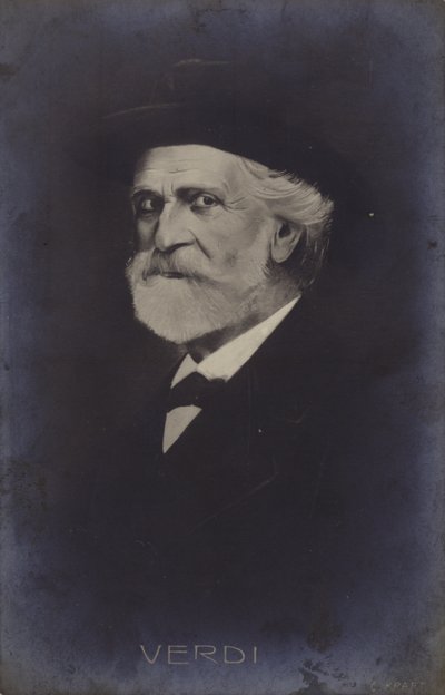 Porträt von Giuseppe Verdi von Italian School