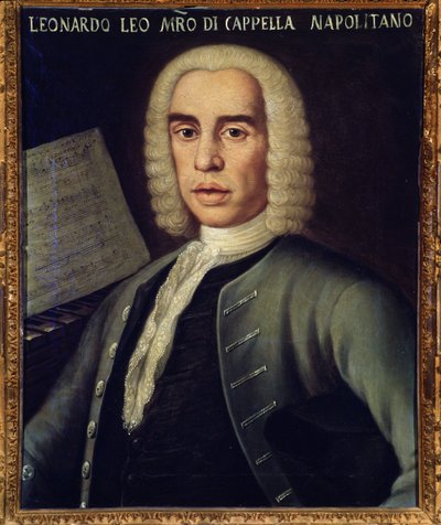 Porträt des italienischen Komponisten Leo Leonardo (1694-1744) von Italian School