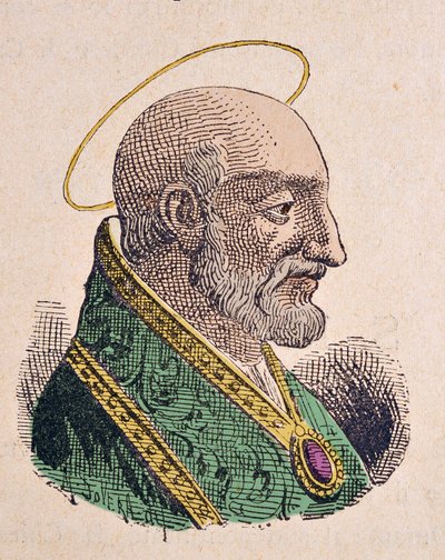 Porträt von Papst Gaius (293-296) von Italian School