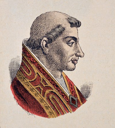 Porträt von Papst Gelasius II. (1118-1119) von Italian School