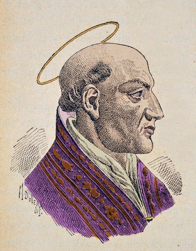 Porträt von Papst Johannes I. (523-526) von Italian School