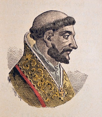 Porträt von Papst Johannes XI. (931-935) von Italian School