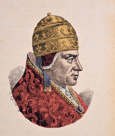 Porträt von Papst Urban VI. (1378-1389) von Italian School