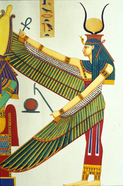 Darstellung der Isis, Illustration aus Denkmäler von Ägypten und Nubien, von Ippolito Rosellini von Italian School