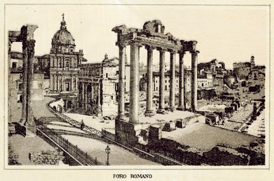 Rom: Forum Romanum von Italian School