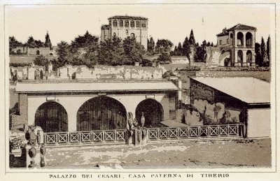Rom: Palast der Cäsaren, Vaterhaus des Tiberius von Italian School