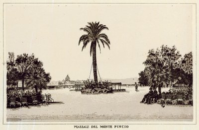 Rom: Piazzale Del Monte Pincio von Italian School