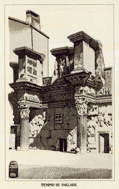 Rom: Tempio Di Pallade von Italian School