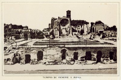 Rom: Tempio Di Venere E Roma von Italian School