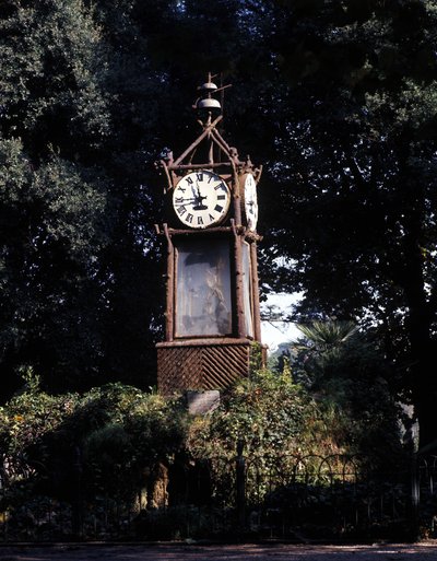 Rom, Wasseruhr des Pincio (Villa Borghese) erbaut 1867. Sie wurde von dem Dominikaner Giambattista Embriaco ausgeführt. von Italian School