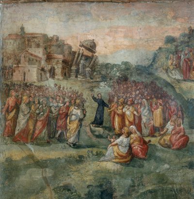 Predigt des Heiligen Hippolytus (Detail) von Italian School
