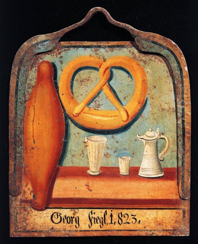 Schild für Brot- und Milchladen von Italian School