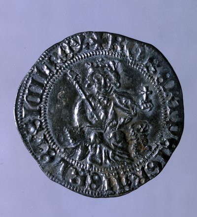 Silbermünze, geprägt zur Zeit von König Robert I. von Anjou (1275-1343) von Neapel von Italian School