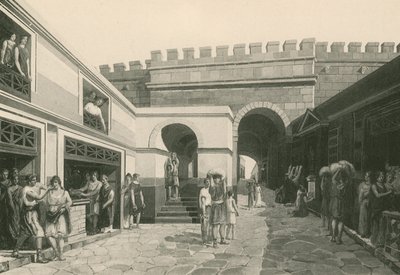 Das Meertor wie es war (Gravur) von Italian School