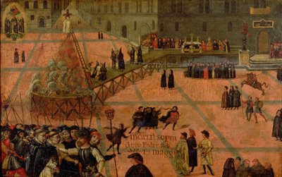 Die Folterung von Savonarola (1452-98) von Italian School