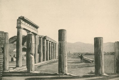 Das Dreieckige Forum (Gravur) von Italian School