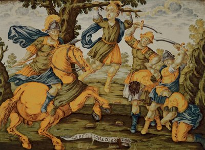 Der Aufstand von König Davids Sohn Absalom von Italian School