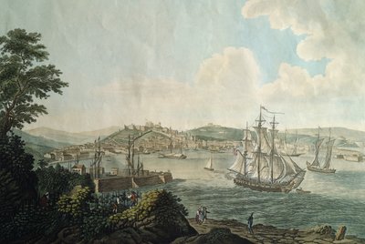 Stadt Triest und ihr Freihafen, Italien von Italian School