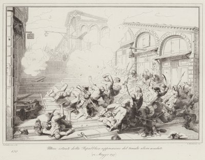 Letzte Momente der Republik, Unterdrückung des damaligen Aufruhrs von Italian School