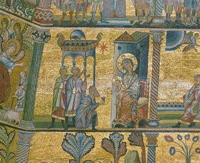 Die Anbetung der Könige von Italian school