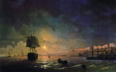 Odessa im Mondlicht von Ivan Aivazovsky